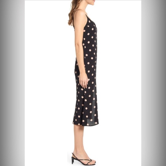 NWT Reformation Crimini Slip Dress Polka Dot - Picture 4 of 10
